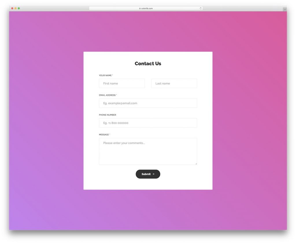 40 Best Free Inquiry Form Templates 2026 - Colorlib