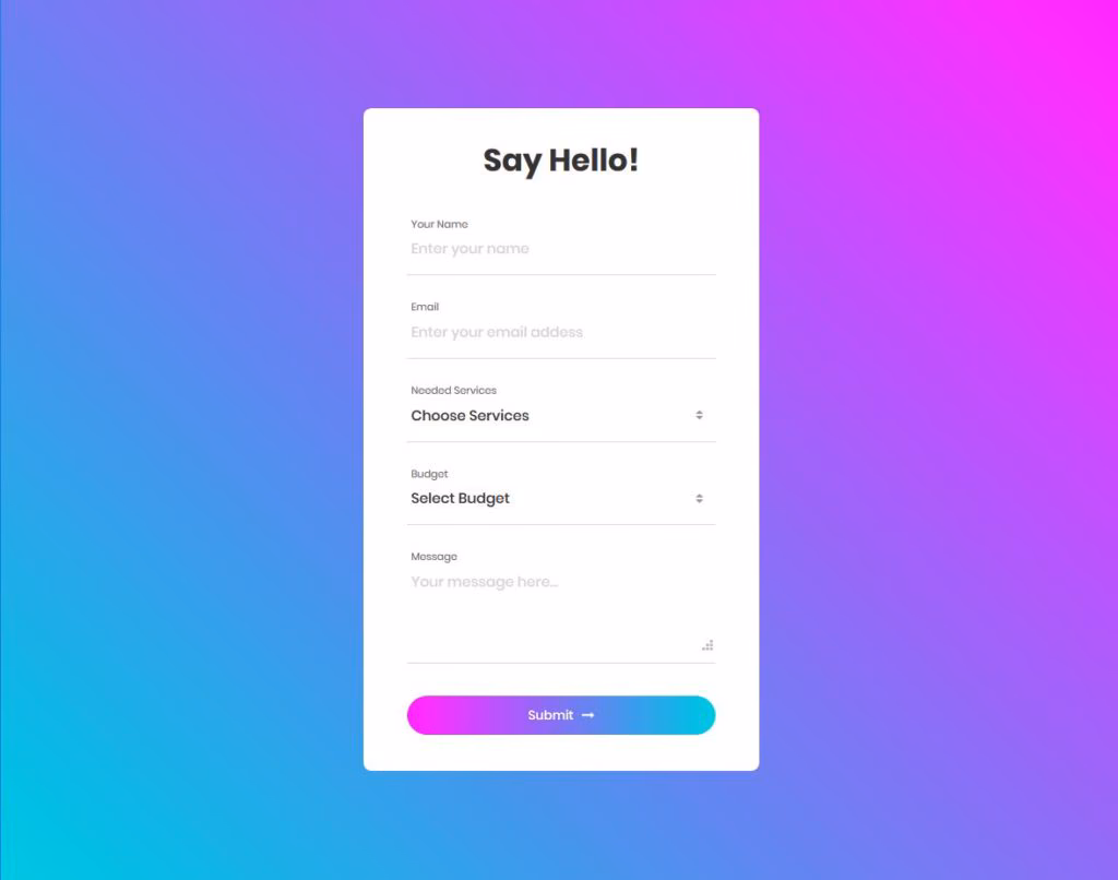 36 Free Bootstrap Form Templates & Examples 2026 - Colorlib