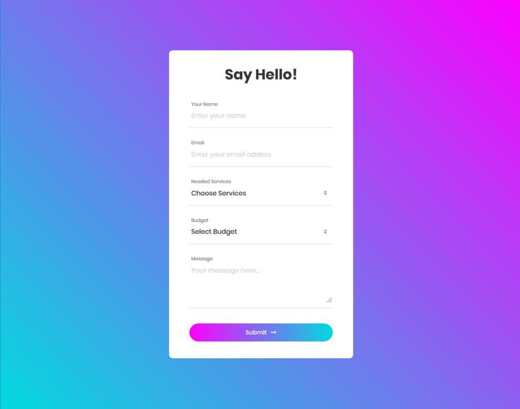 37 Free Bootstrap Contact Form Templates 2026 - Colorlib