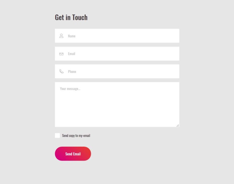 37 Free Bootstrap Contact Form Templates 2026 - Colorlib