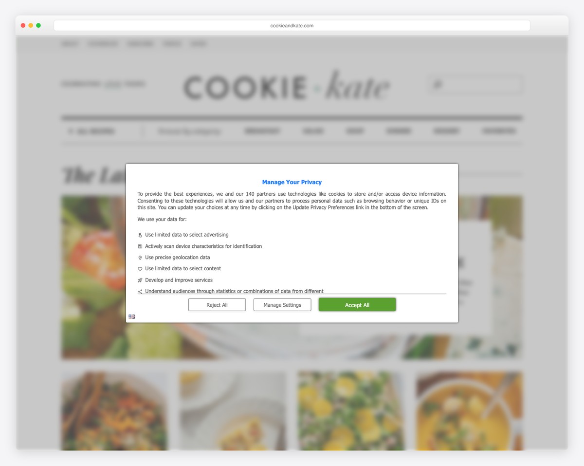 cookie and kate blog example