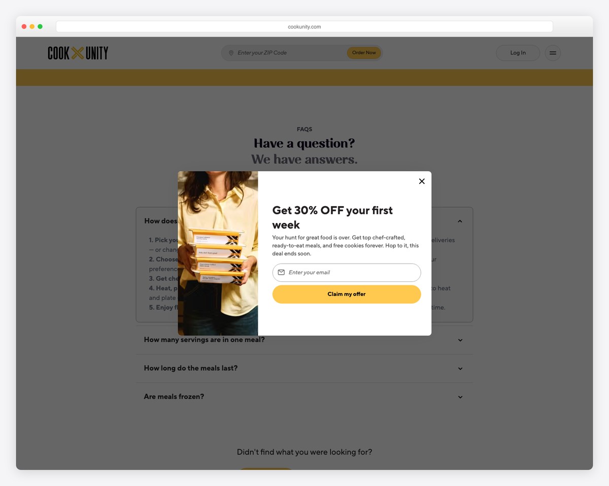 cookunity website example