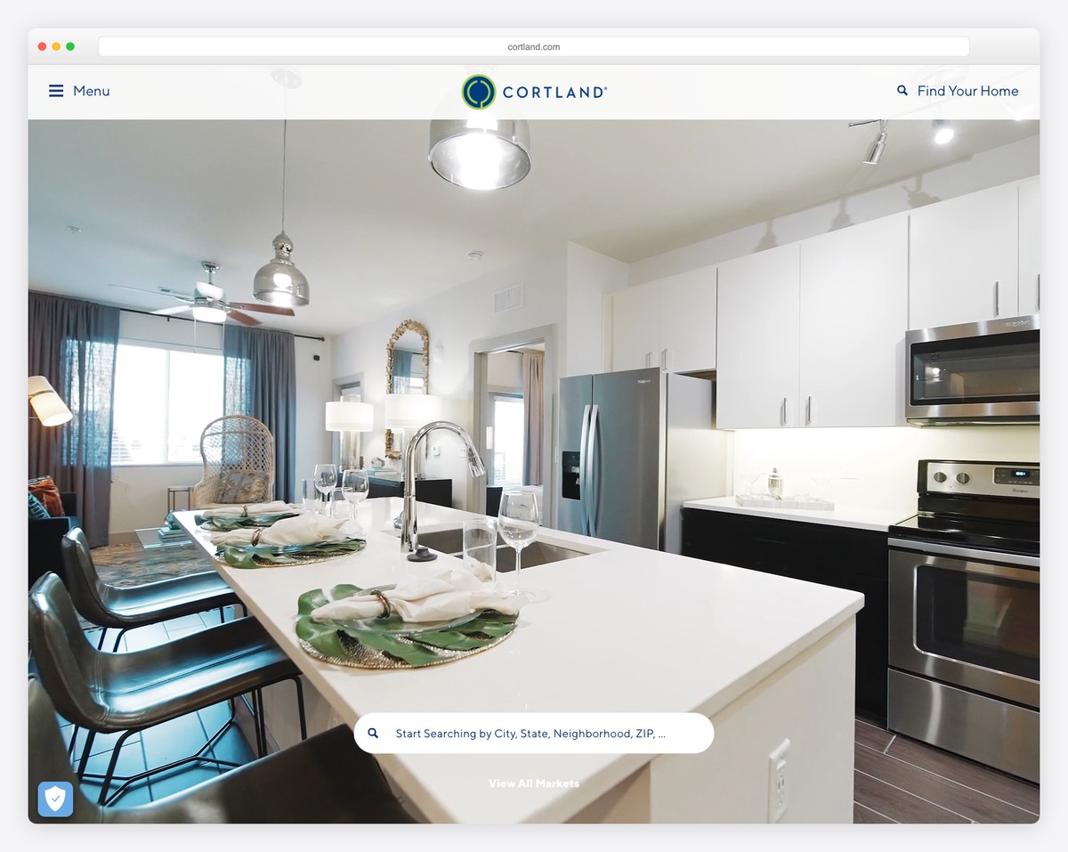 cortland website example