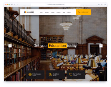 Course website template