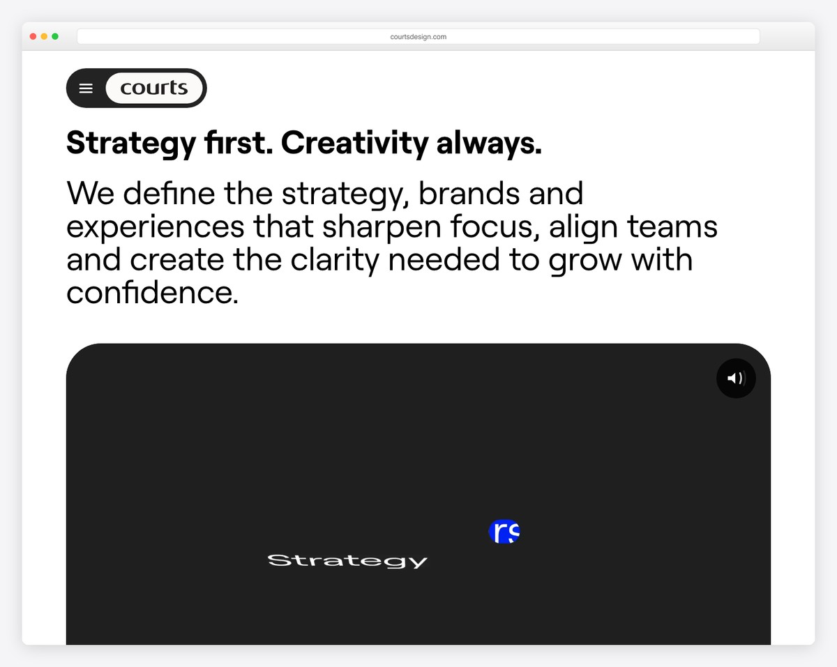 courts design bluehost website example