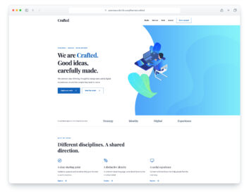Crafted website template