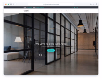 Create website template