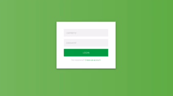 Creative Login Form UI snippet