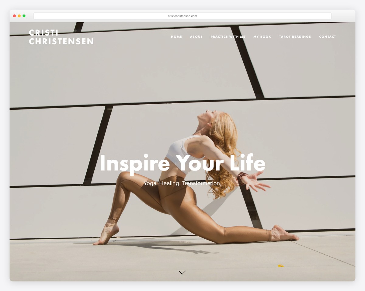 cristi christensen website example