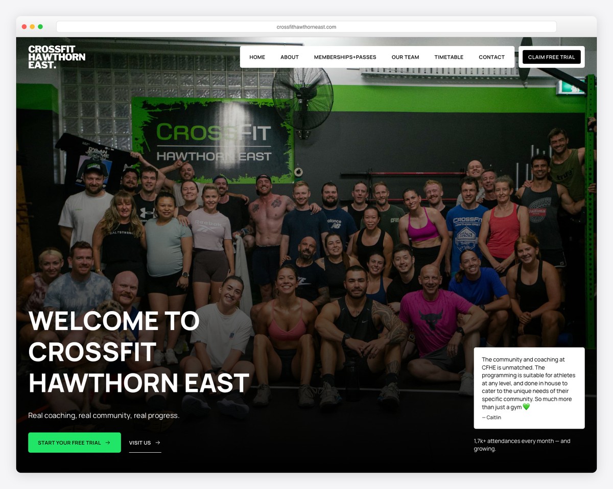 crossfit hawthorn east melbourne website