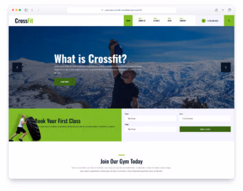 Crossfit 2 template preview