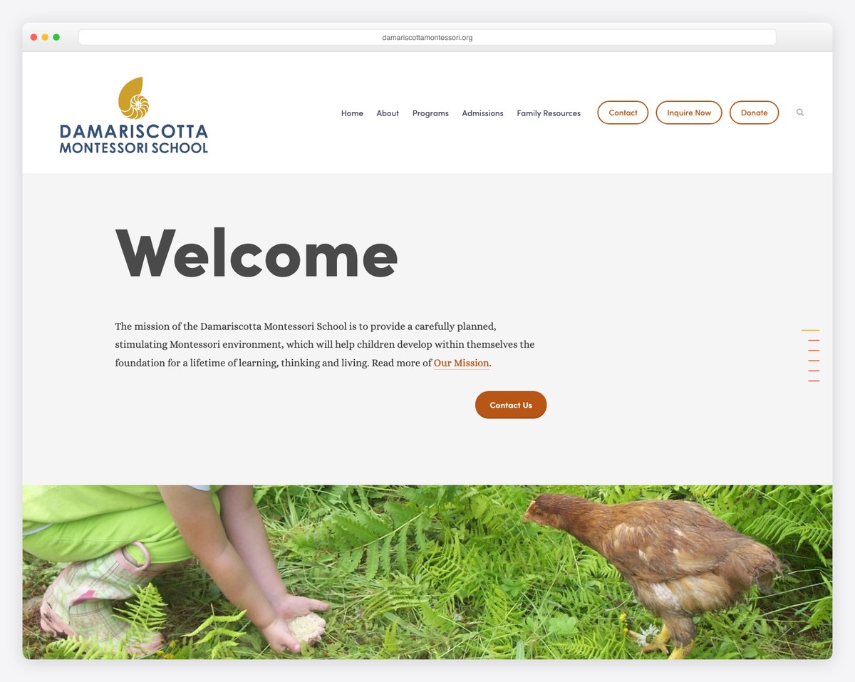 damariscotta montessori school website example