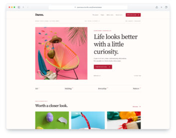 Daren website template