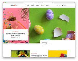 Daren website template