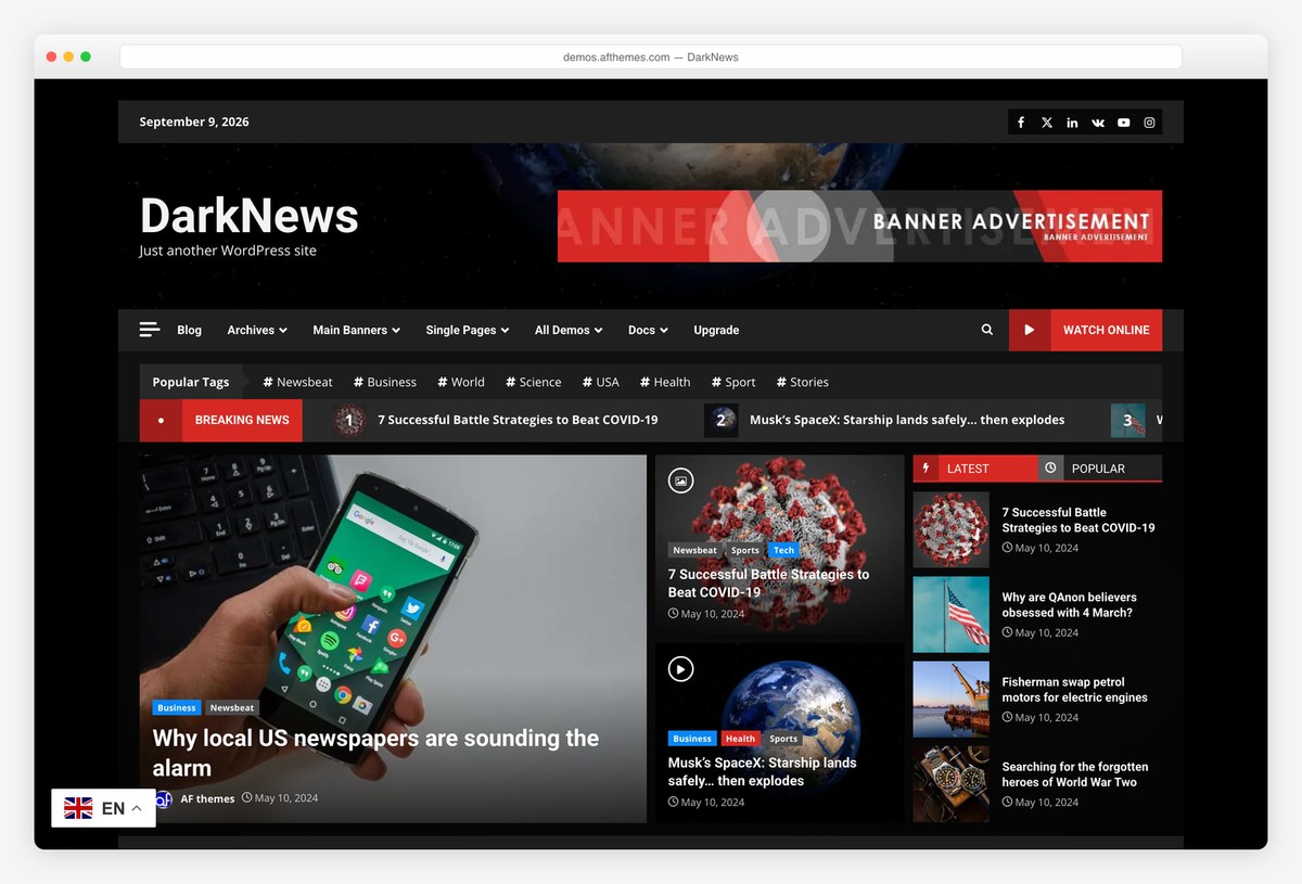 DarkNews preview