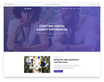 Datarc website template