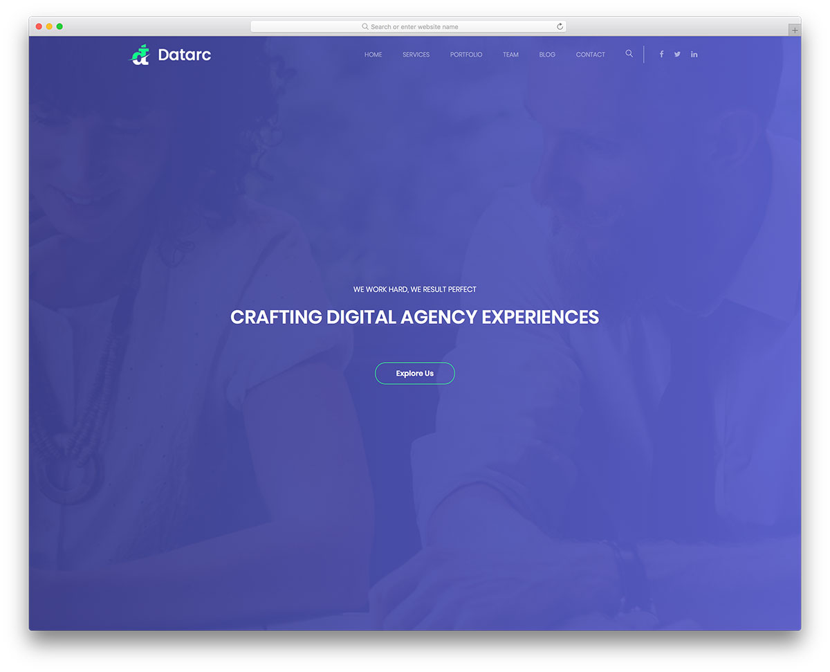 Free One Page Html Template from colorlib.com