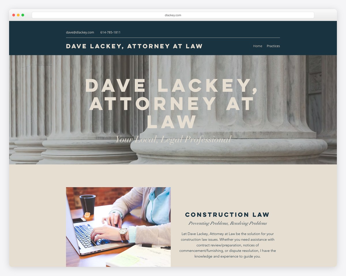 dave lackey lawyer website