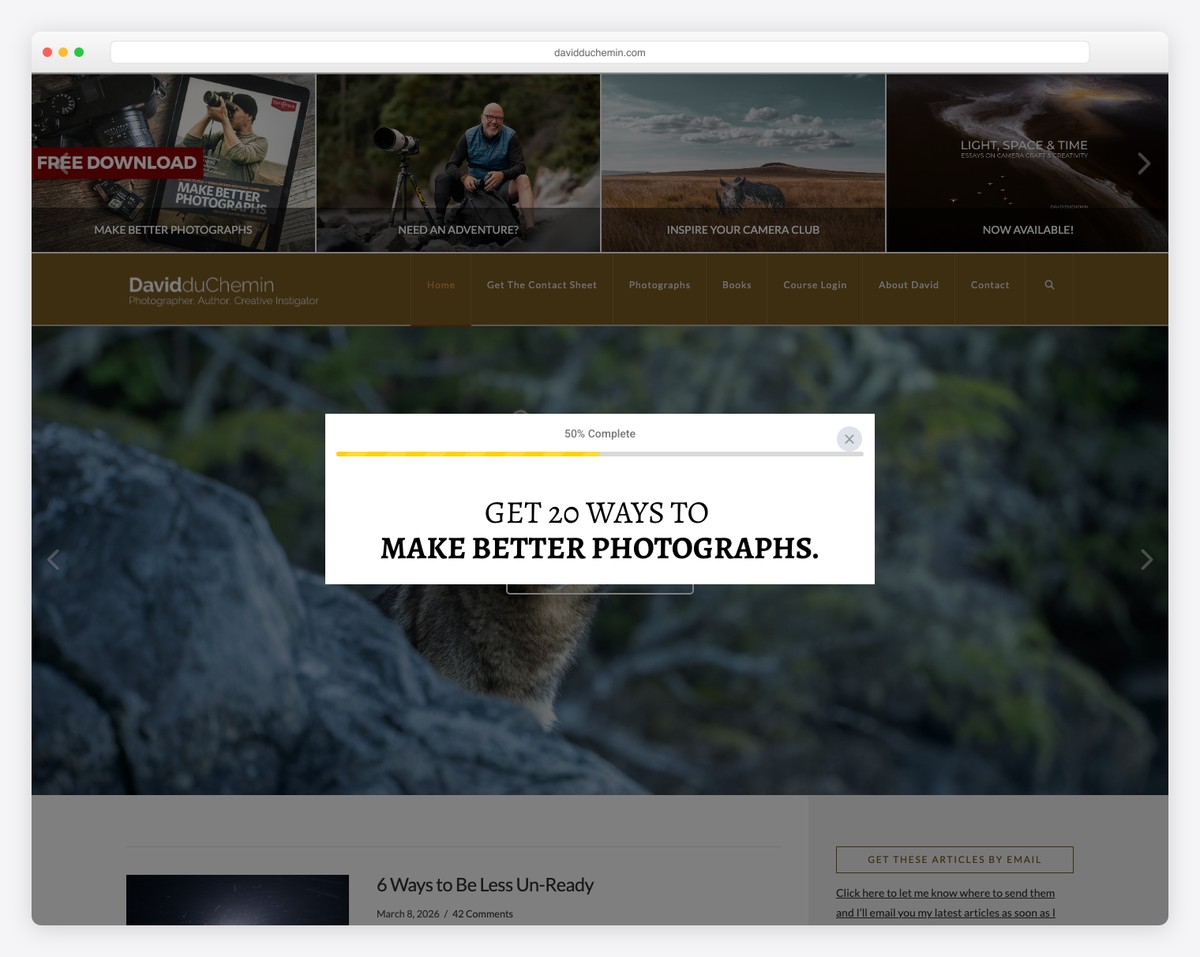 david duchemin blog example