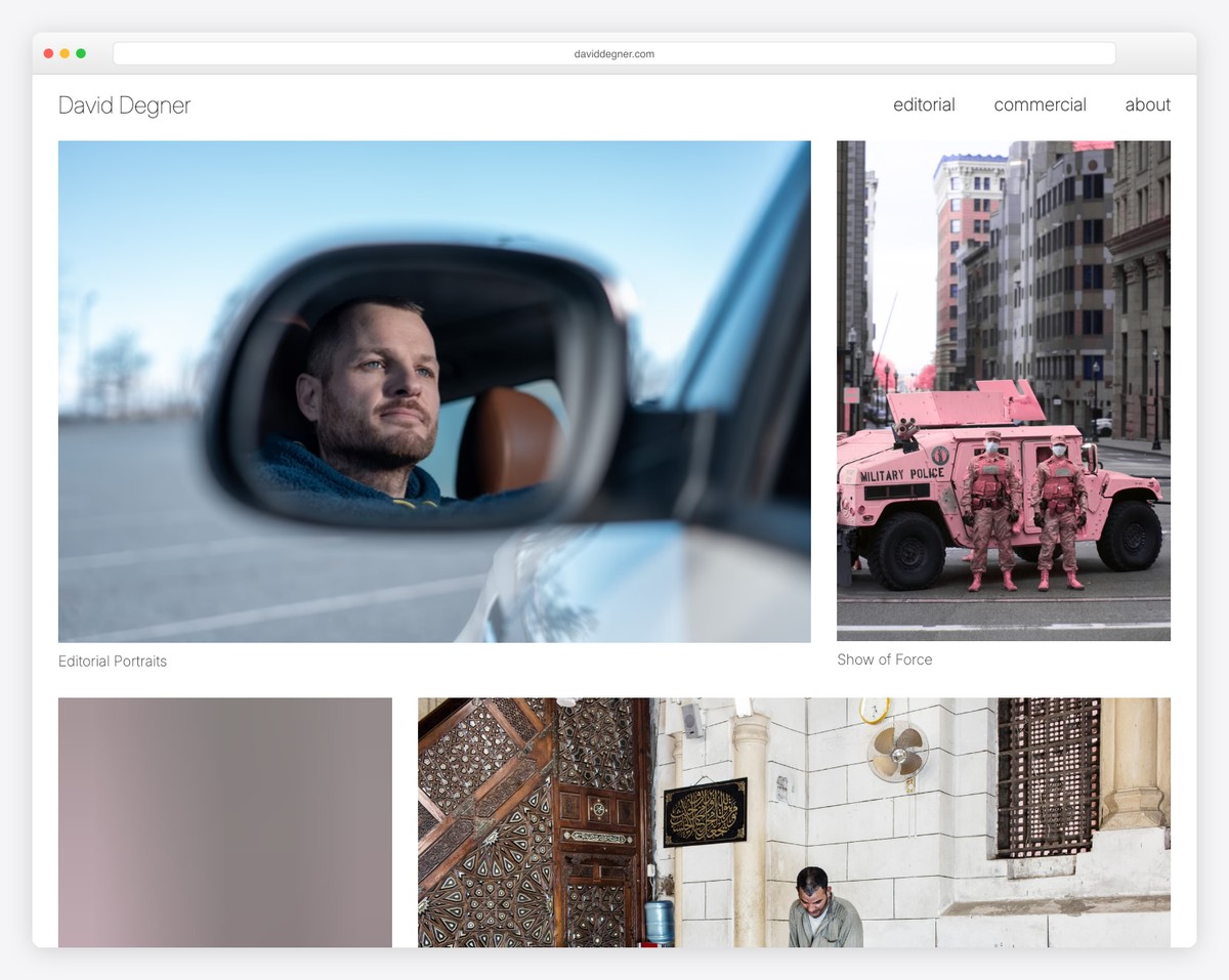 david degner website example