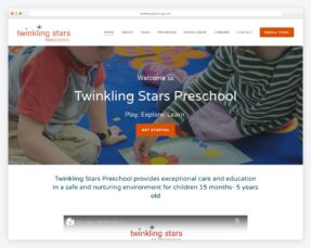 Daycare website examples