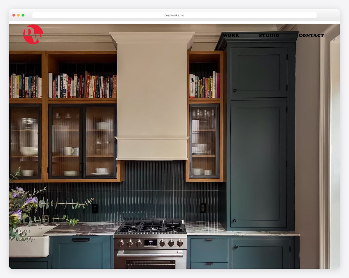 dean works website example