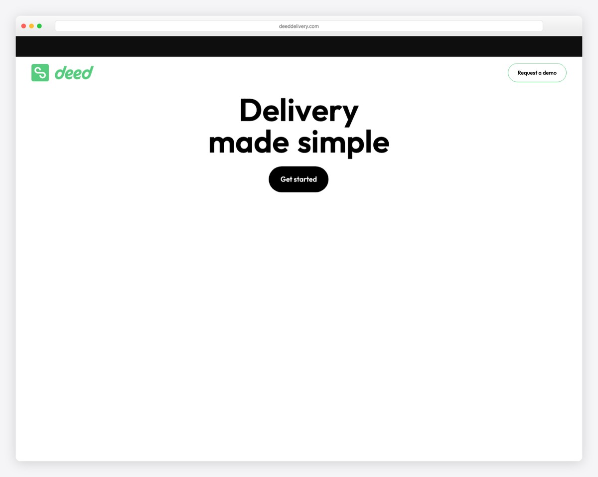 Deed Delivery website