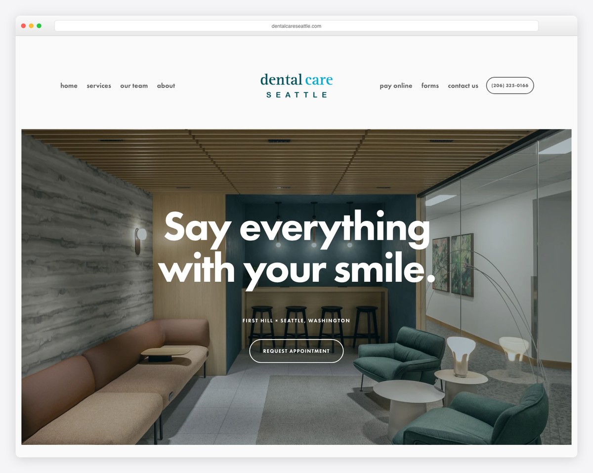 dental care seattle website