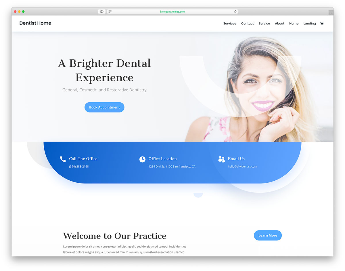 Dental WordPress theme