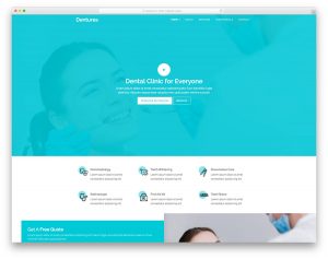 Dentures website template