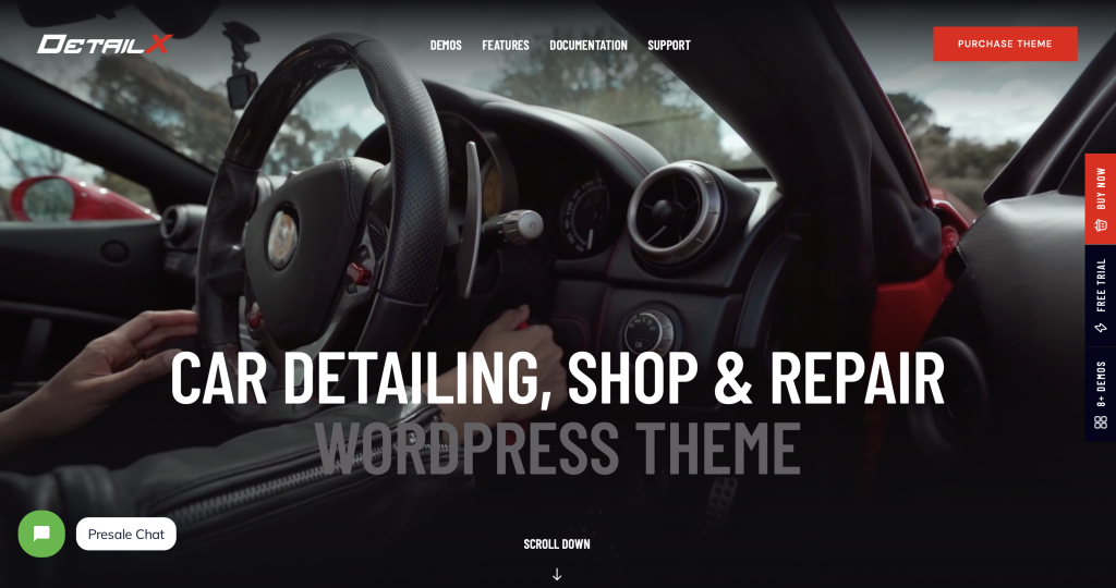 DetailX - Car Detailing, Shop & Repair Theme