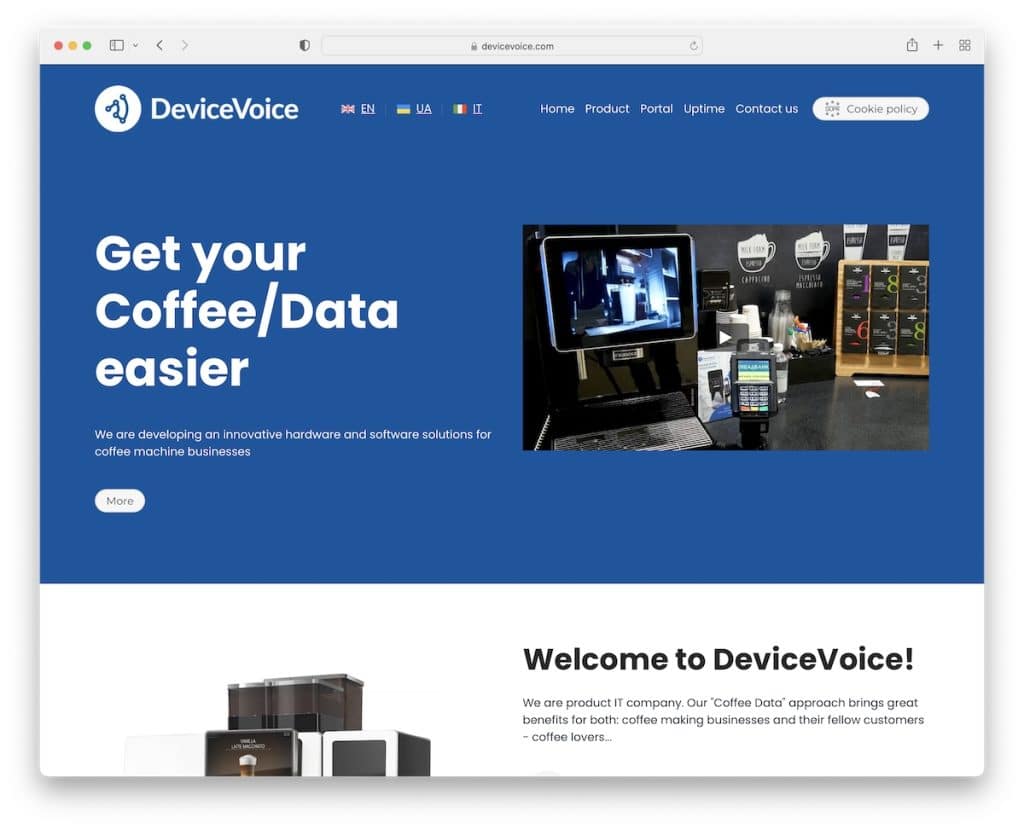 devicevoice weblium website