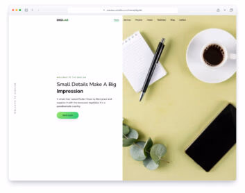 Digilab template preview