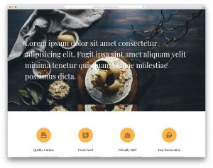 Diner website template