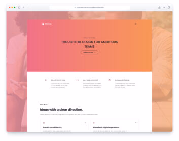 Dinomuz website template