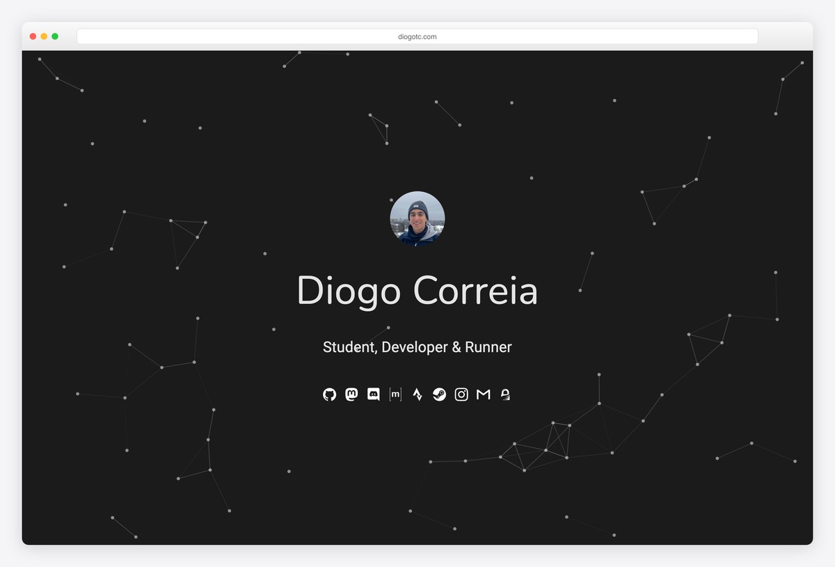 Diogo Correia portfolio website