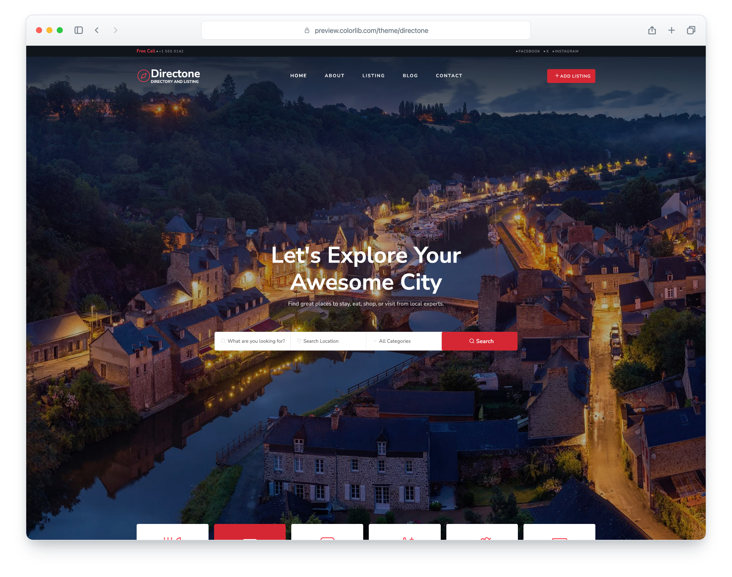 Directone website template