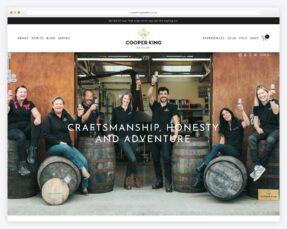 Distillery website examples