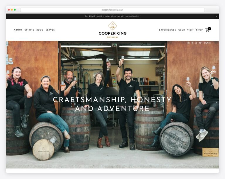 26 Best Distillery Website Examples 2026