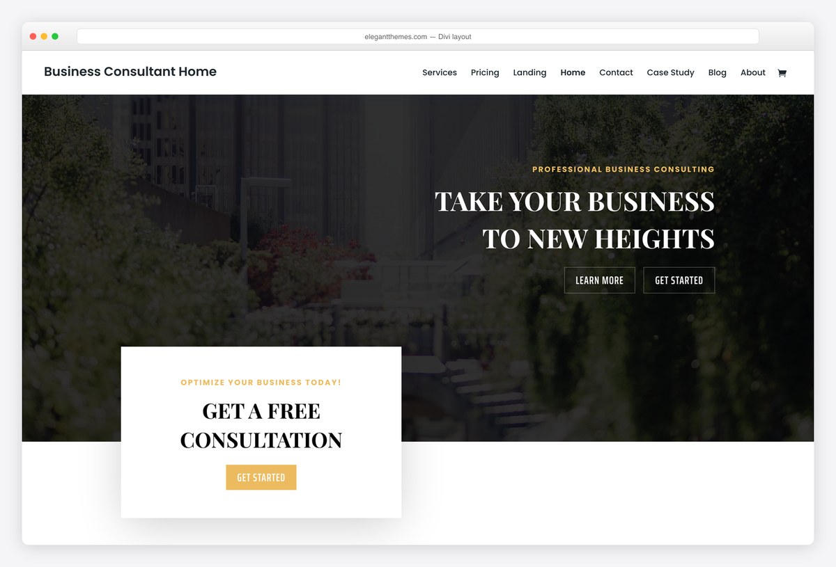 Divi premium WordPress theme layout pack live demo