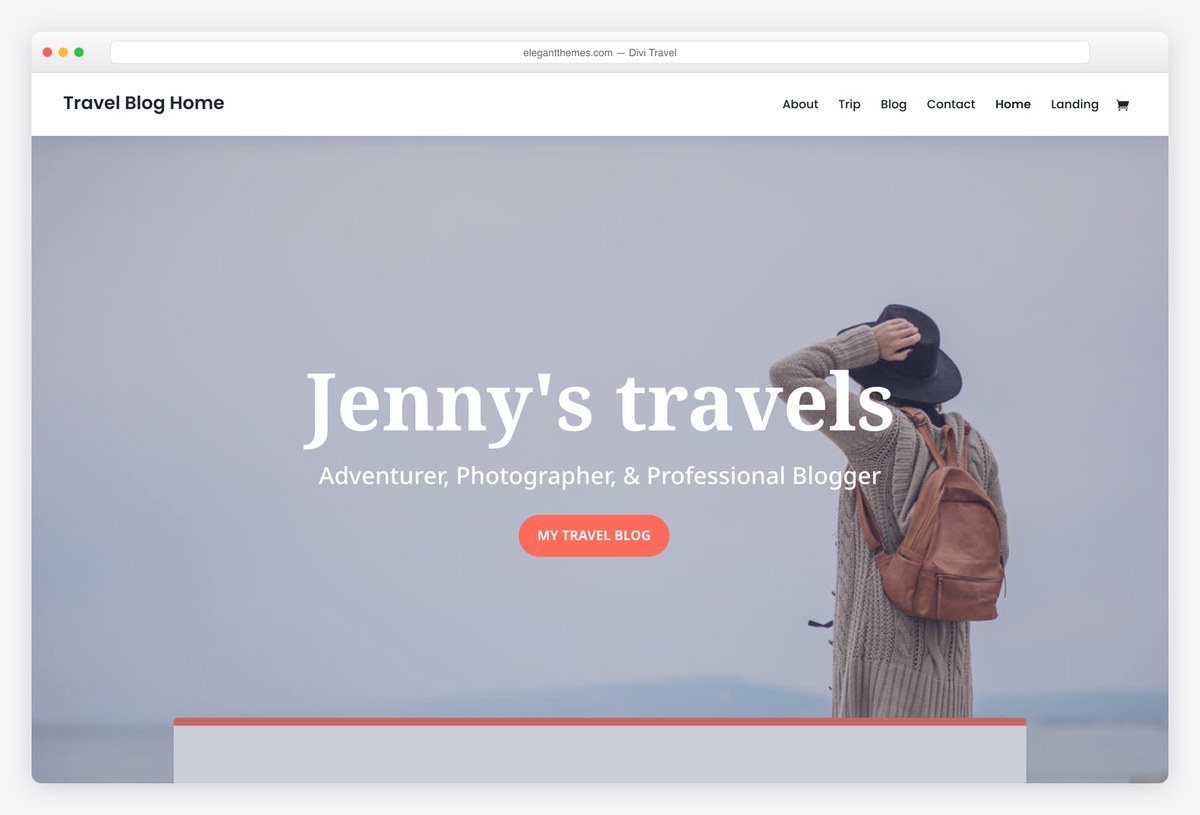 Divi travel blog layout pack live demo