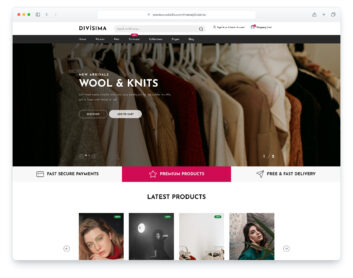 Divisima website template