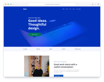 Dizzi website template