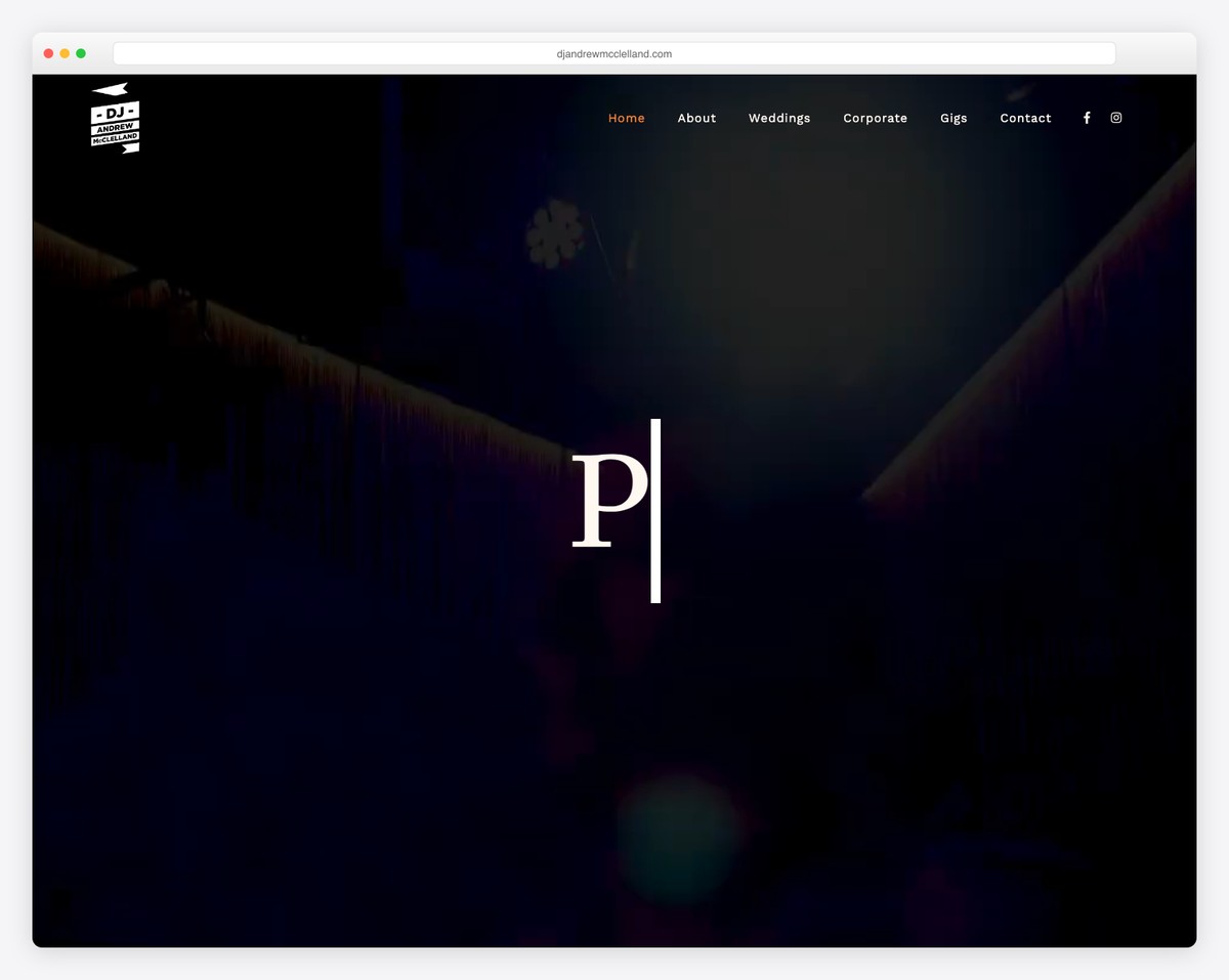 DJ Andrew McClelland