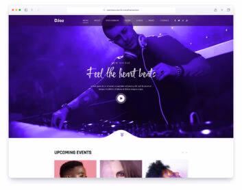DJoz website template