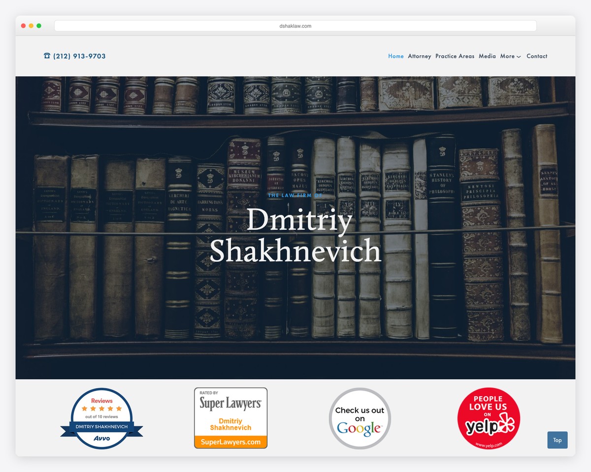 dmitriy shakhnevich lawyer website