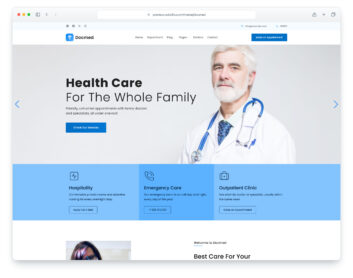 Docmed website template