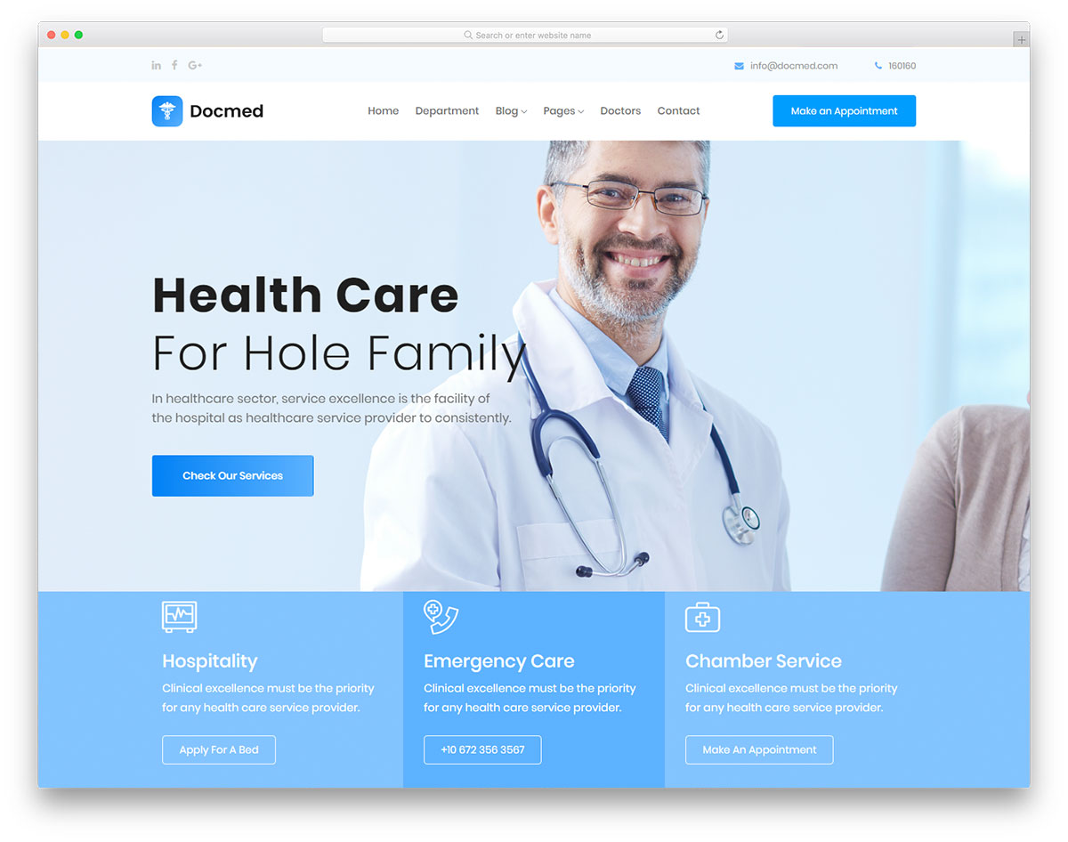 34 Best Free Medical Website Templates For Clean Pages 2020 Avasta