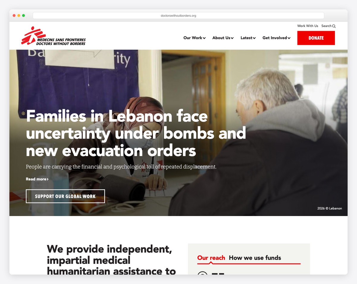 doctors without borders nonprofit website