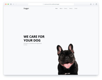 Dogger website template